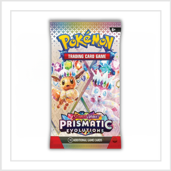 Pokemon Scarlet & Violet Prismatic Evolutions Booster Pack Fillmore Breaks Pokemon Scarlet & Violet Prismatic Evolutions Booster Pack Fillmore Breaks