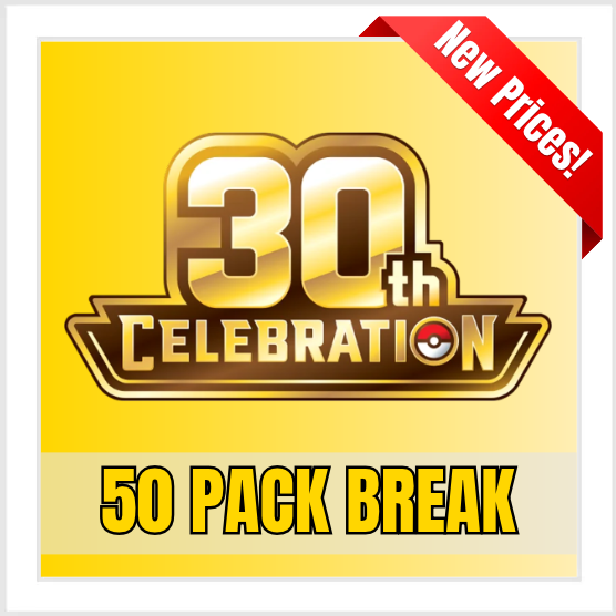 Pokemon 30th Celebration 50 Pack Break #22 | Pick Your Energy Group Break