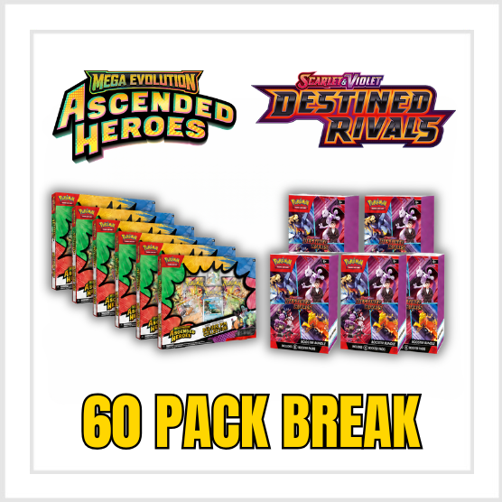Ascended Heroes Destined Rivals 60 Pack Mixer #2 | Multi-Hit Energy Break