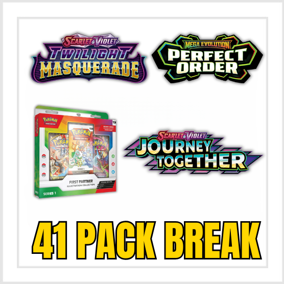 Twilight Masquerade, Perfect Order, Journey Together, 1st Partner 41 Pack Break | Multi-Hit Energy Break