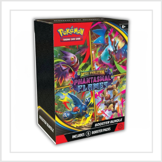 Pokemon Mega Evolution Phantasmal Flames Booster Bundle Box