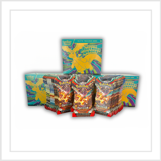 Pokémon Ascended Heroes Obsidian Flames | 72 Pack Random Energy Group Break