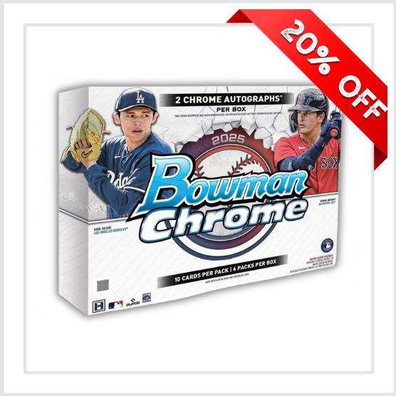 2025 Bowman Chrome Baseball Hobby | 12 Box Case Break #3 Pick Your Teams